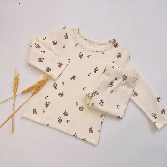 Fashion Homewear Pajamas Print Parent Child Suit Pear - Shop at LoveMi