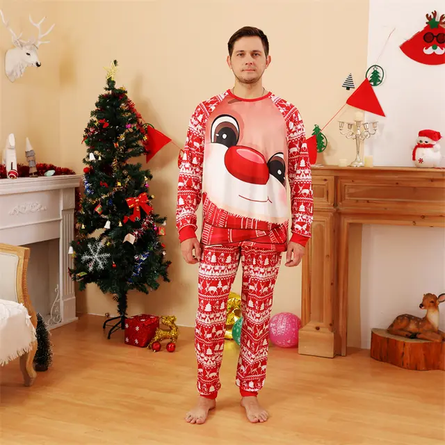 Men's Fawn Christmas Pajama Set Man - Shop at LoveMi