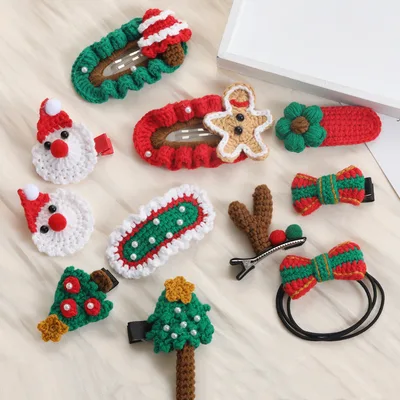Christmas Ornaments DIY Yarn Knitting Crochet Set2 - Shop at LoveMi