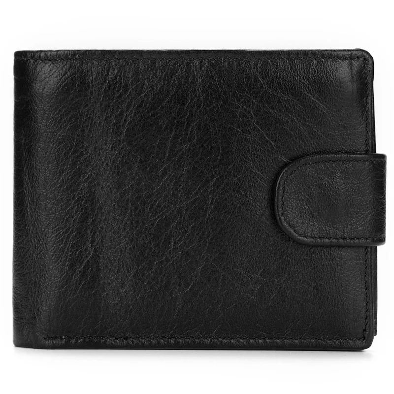 Top Layer Cowhide Clutch Bag Horizontal Style Black - Shop at LoveMi