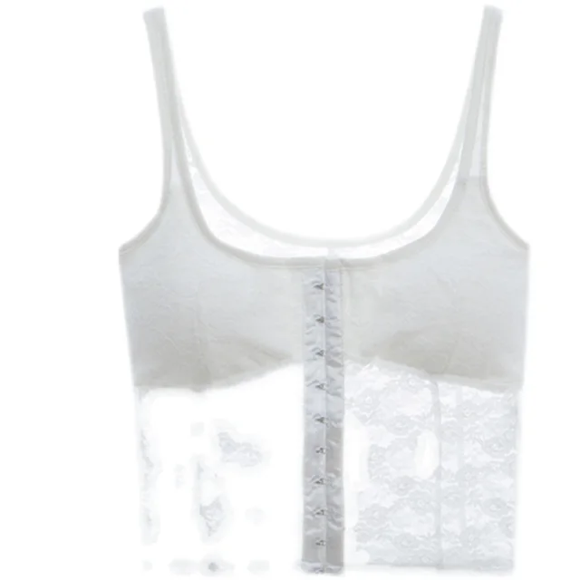 Summer Women's White Lace Camisole Short Top White - Shop at LoveMi