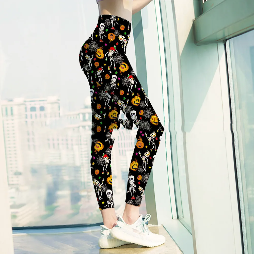 New Christmas Leggings Personalized Printing Yoga - 26Style