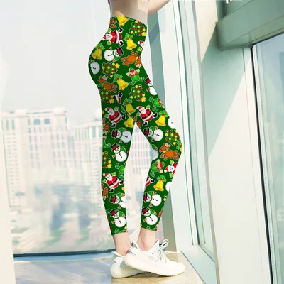 New Christmas Leggings Personalized Printing Yoga 4 Style Xtc - Shop at LoveMi