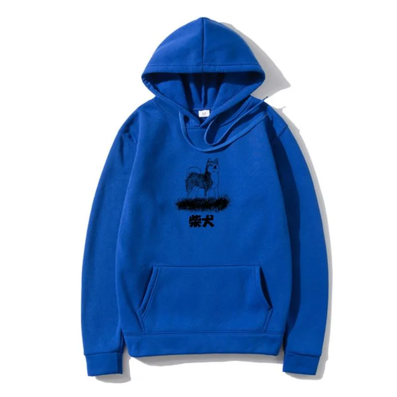 Men's Long Sleeve Slip Pocket Pullover Sweatshirt - Blue