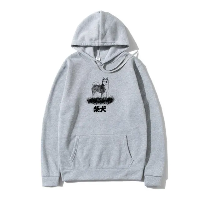 Men's Long Sleeve Slip Pocket Pullover Sweatshirt Light Grey - Shop at LoveMi