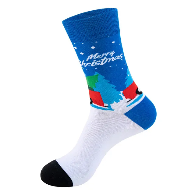 New Creative Christmas Snowman Cartoon Socks 218Style - Shop at LoveMi