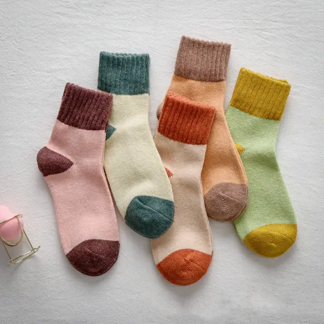 Thick Needle And Thread Thickened Warm Wool Socks Shape16 - Shop at LoveMi