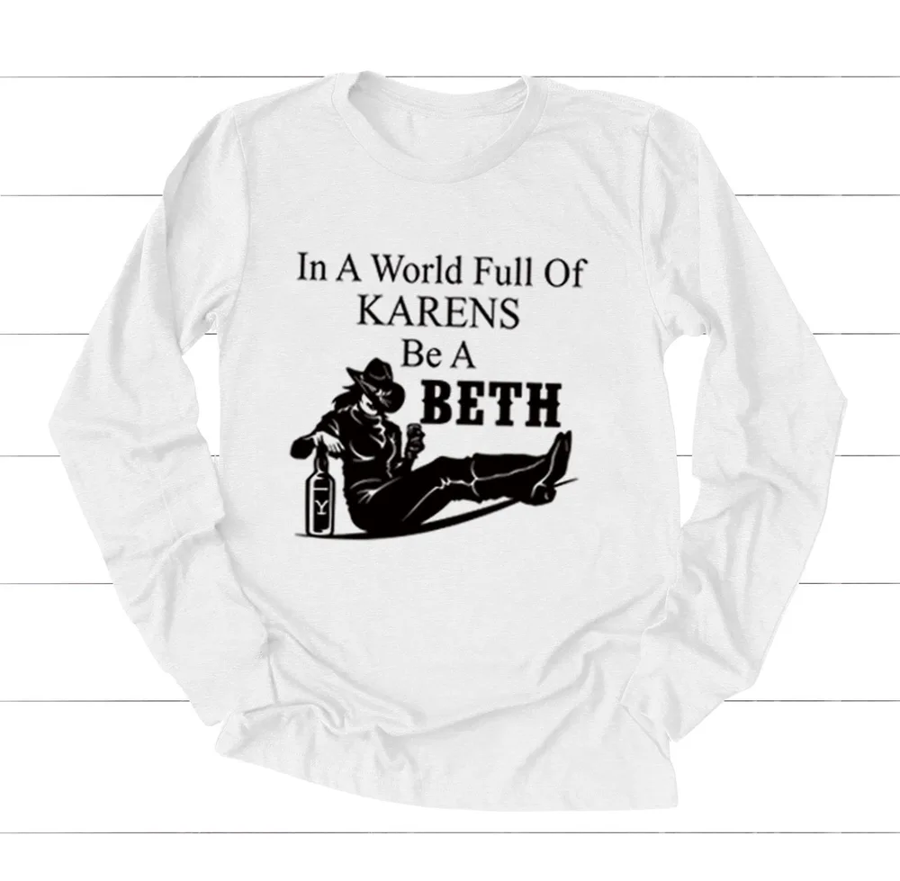 In A World Full Women's Bottoming T shirt White - Shop at LoveMi