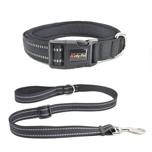 Breathable Mesh Nylon Dog Collar Black Set - Shop at LoveMi