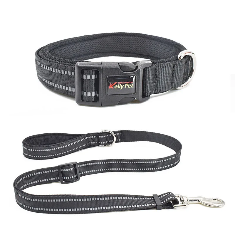 Breathable Mesh Nylon Dog Collar Black Set - Shop at LoveMi