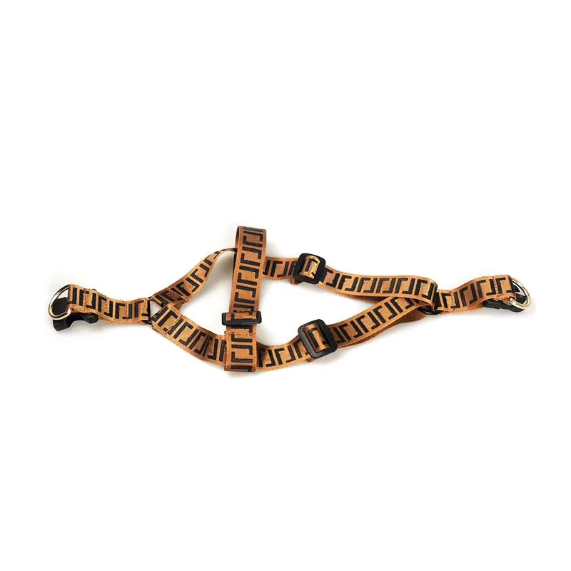 Pet Fashion Brand Dog Leash Collar - Single Chest