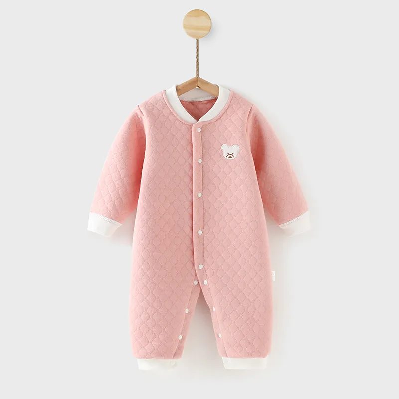 Baby Clothes Thermal Underwear Newborn Crawl Pink - Shop at LoveMi