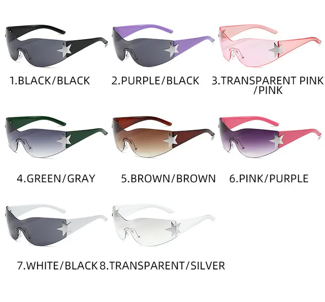 European And American Trend Personalized Sunglasses 2 Style - Shop at LoveMi