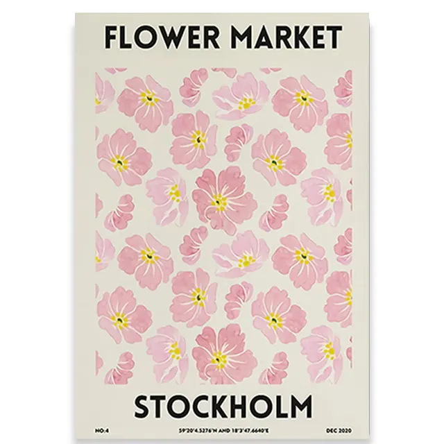 Plant And Flower Art Canvas Core Poster Ly18414 - Shop at LoveMi