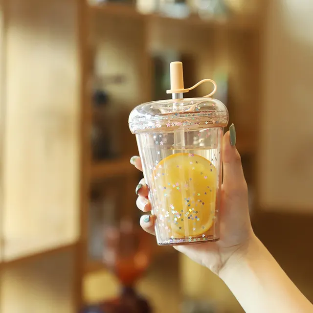 Women's Portable Minimalist With Straw Mug Khaki - Shop at LoveMi