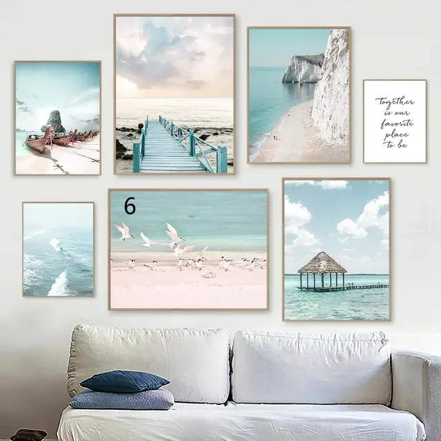 Simple Decorative Printed Canvas Painting For Living Room 6 Style - Shop at LoveMi