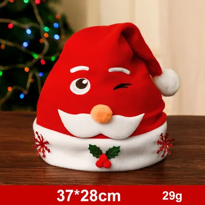 Fashion Snowman ElK Santa Claus Hats Xmas Gift Decoration Sdm36 - Shop at LoveMi