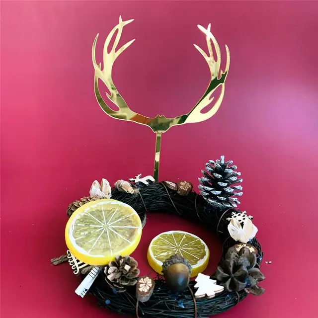 Bake Cake Decorations For Christmas 947Gold - Shop at LoveMi