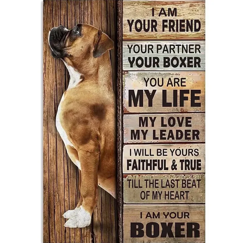 Metal Vintage Boxer Wall Diamond Painting - 40X30Cm
