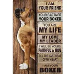 Metal Vintage Boxer Wall Diamond Painting - 40X30Cm