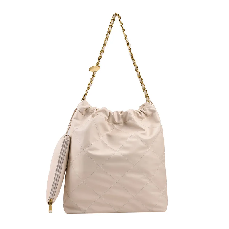 Western Texture Bucket Bag Women's Large Capacity Crossbody White - Shop at LoveMi