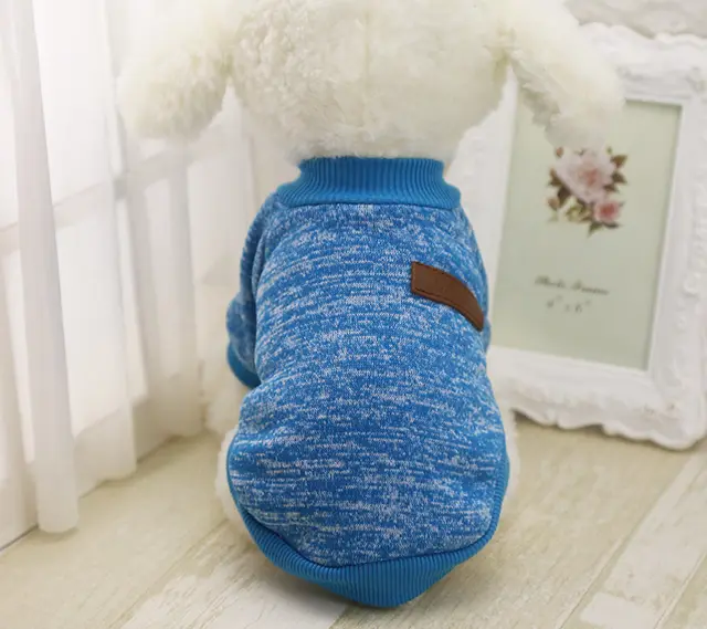 Winter Small And Medium Size Dog Pet Clothes Warm Dark Blue - Shop at LoveMi