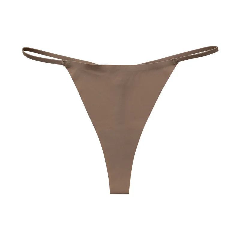 Women's Fashion Solid Color Spaghetti Strap Ring Buckle T Pants Coffee - Shop at LoveMi