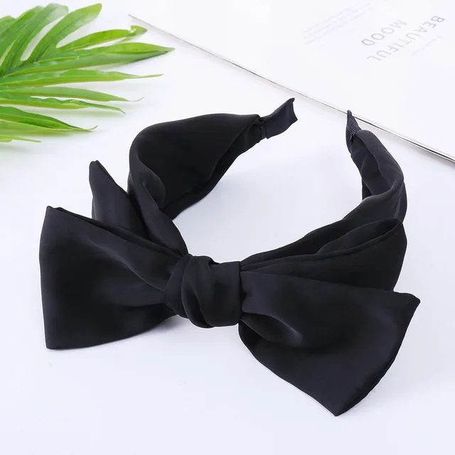 Fashionable Ribbon Bow Tie With Foreign Style Black - Shop at LoveMi