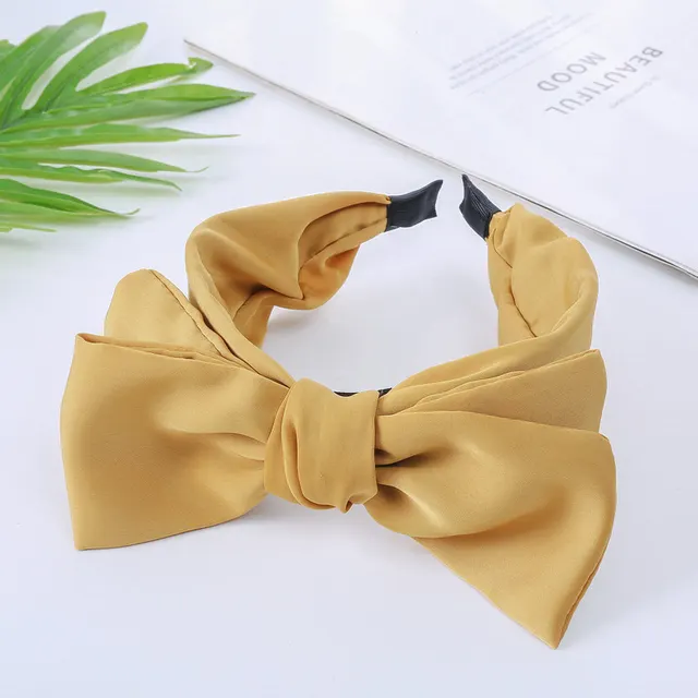 Fashionable Ribbon Bow Tie With Foreign Style Yellow - Shop at LoveMi