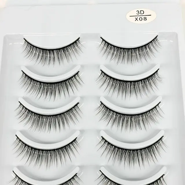 Natural Curling Soft Multilayer Stereoscopic Eyelashes 3Dx08 - Shop at LoveMi