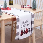 Christmas Table Flag Double Printing Snowman Table Mat - Color02