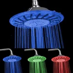 Colorful LED With Four Colors And 8 Inches Shower Head - Temperature Controlled 3Color
