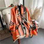 Women's Fashion Personality Carriage Shawl Scarf - Orange