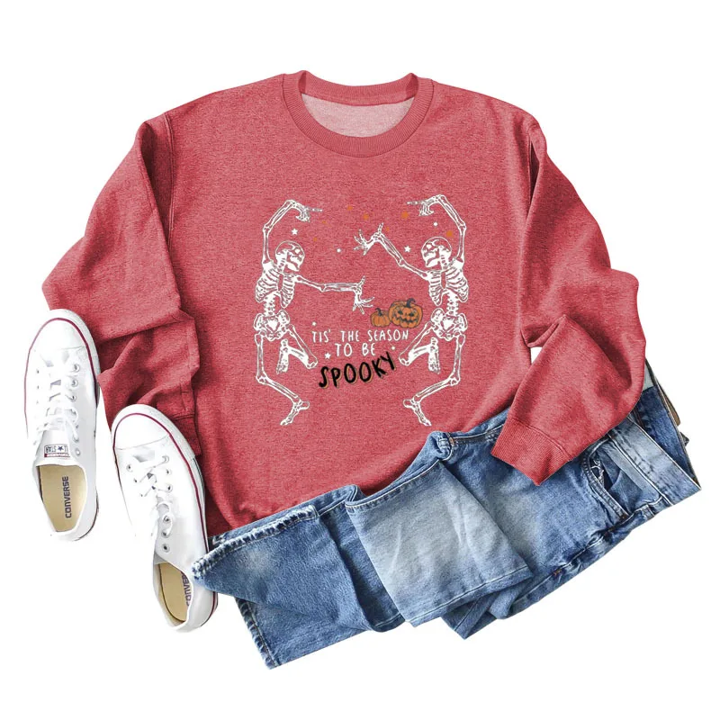 European And American Letter Print Loose Long Sleeve Sweatshirt Styles12 - Shop at LoveMi