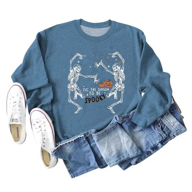 European And American Letter Print Loose Long Sleeve Sweatshirt Styles13 - Shop at LoveMi