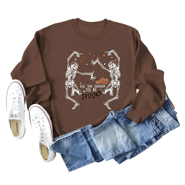 European And American Letter Print Loose Long Sleeve Sweatshirt Styles15 - Shop at LoveMi