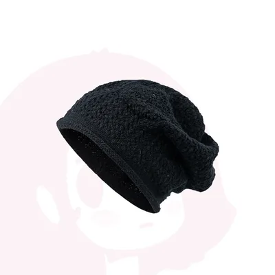Loose Soft Crochet Wool Hat For Women Black - Shop at LoveMi