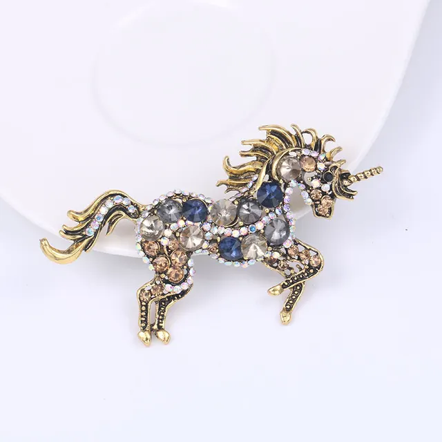 Fashion Diamond Inlaid Cartoon Brooch 3 Style - Shop at LoveMi
