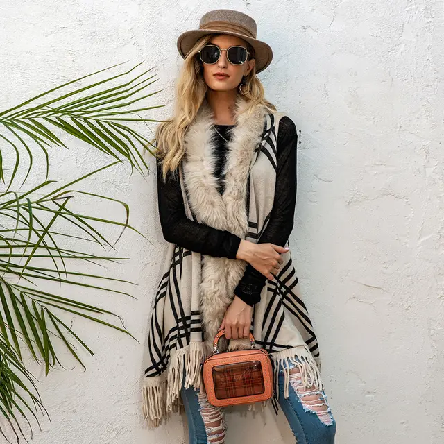 New Style Turtleneck Coat Women's Color Matching Sweater Khaki - Shop at LoveMi