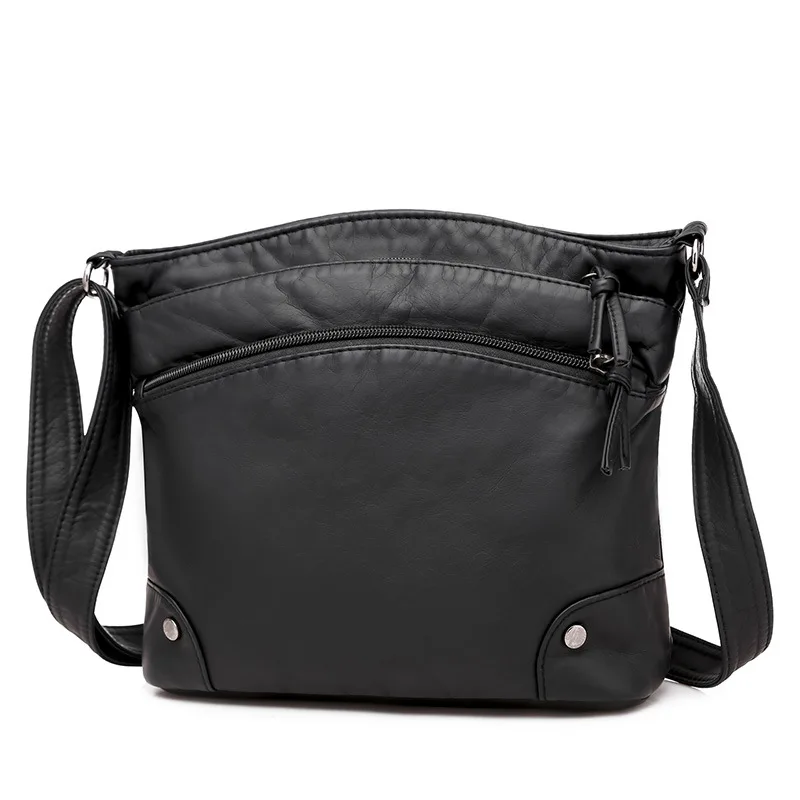 Fashion Ladies Shoulder Bags In Europe And America Are Casual And Simple Black - Shop at LoveMi