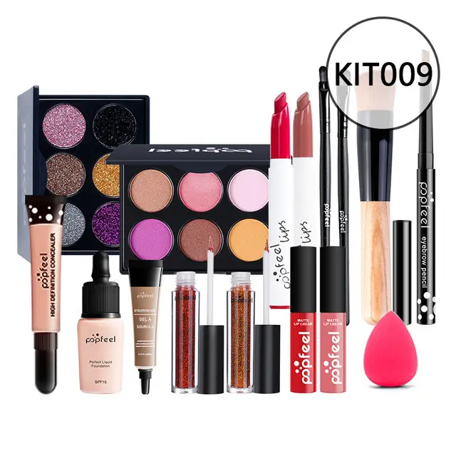Makeup Cosmetics Set Beginner Combination Concealer Eyeliner Eyebrow Pencil Kit09 - Shop at LoveMi
