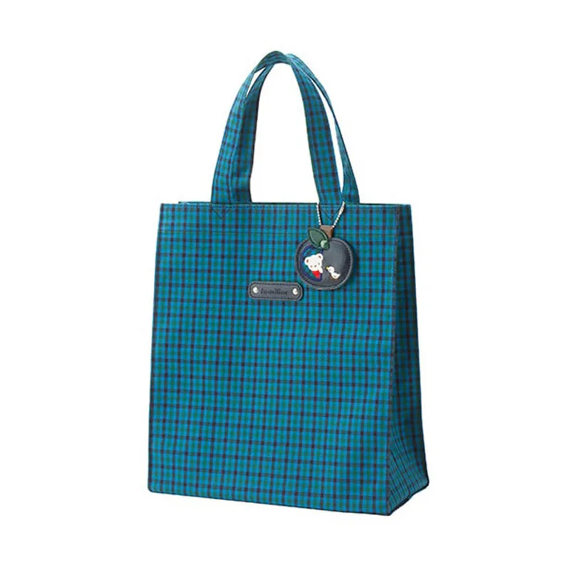 Printed Large capacity Leisure Waterproof Handbag Shoulder Blue - Shop at LoveMi