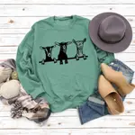 Light Green Jumper Black Font