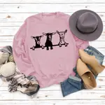 Pink Jumper Black Font