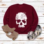 Burgundy Jumper White Font