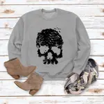Grey Jumper Black Font