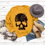 Yellow Jumper Black Font
