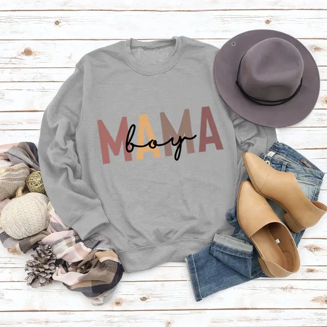 Female Cotton Printed Loose Fit Sweatshirt Grey Jumper Black Color - Shop at LoveMi