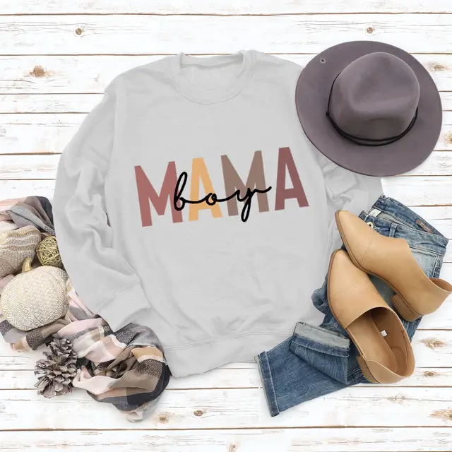 Female Cotton Printed Loose Fit Sweatshirt White Jumper Black Color2 - Shop at LoveMi