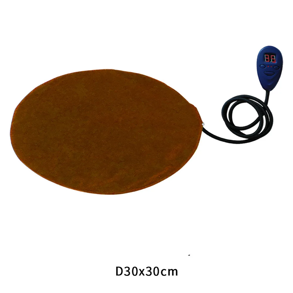 30x30cm Pet Temperature Regulating Heating Pad Anti Scratching Dog Thermal Blanket - D30Cm Coffee - View 1